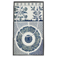 Médaillon Chinois : Chinoiserie Bleu Indigo