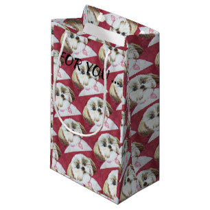 PETIT SAC CADEAU MÉLANGE DE SHIH TZU DE JOUET
