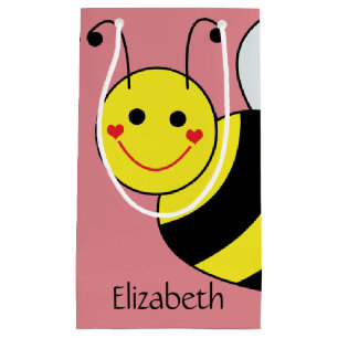 Petit Sac Cadeau Mignon gaffez l'abeille personnalisée