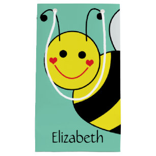 Petit Sac Cadeau Mignon gaffez l'abeille personnalisée