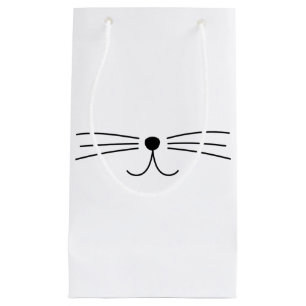 Petit Sac Cadeau Mignons Whiskers de chat