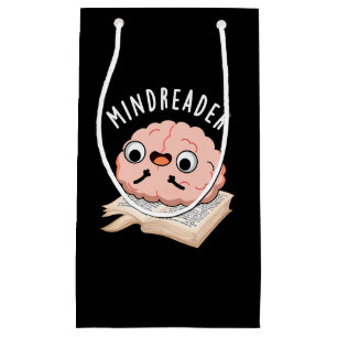 Petit Sac Cadeau Mince Reader Funny Brain Pun Dark BG