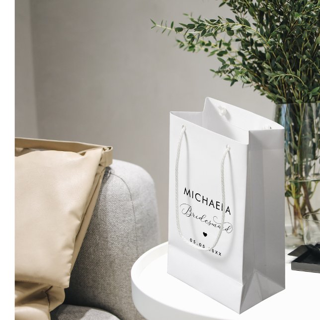 Petit Sac Cadeau Mini-Mini Script Delicé & Cardiaque (Créateur téléchargé)