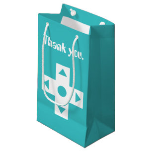 Petit Sac Cadeau Mode multijoueur dans un sac-cadeau turquoise