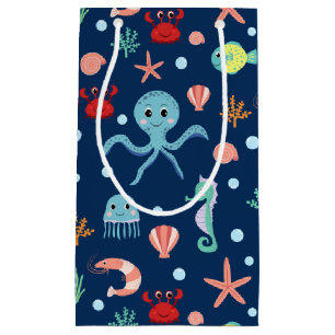 Petit Sac Cadeau Monde marin