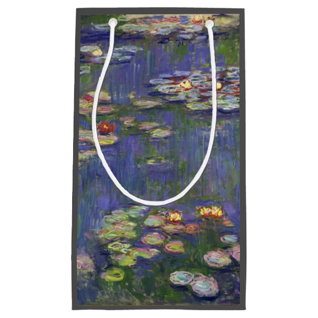 Petit Sac Cadeau Monet Water Lilies Chef-d'oeuvre Peinture (Devant)