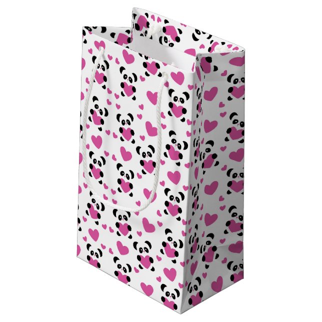 Petit Sac Cadeau Motif au jour de l'amour (Dos Angle)