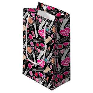 Petit Sac Cadeau Motif au néon de maquillage