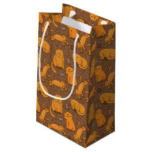 Petit Sac Cadeau Motif avec des chats