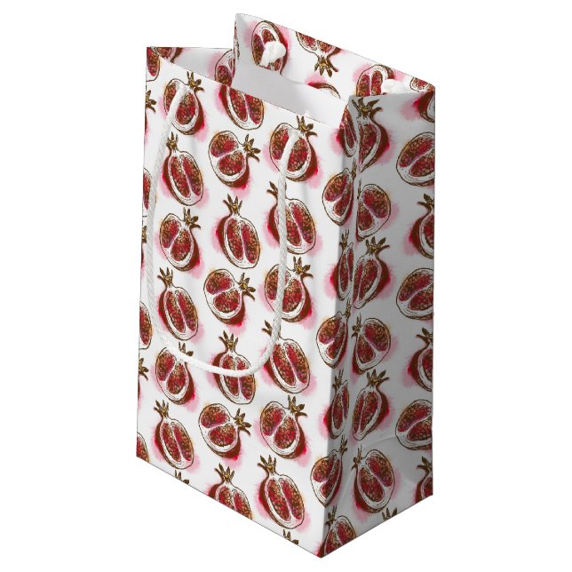 Petit Sac Cadeau Motif avec la grenade (Dos Angle)