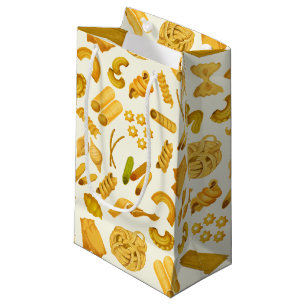 Petit Sac Cadeau motif cool carrelé de pâtes
