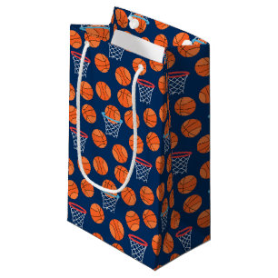 Petit Sac Cadeau motif cool de basket-ball carrelé
