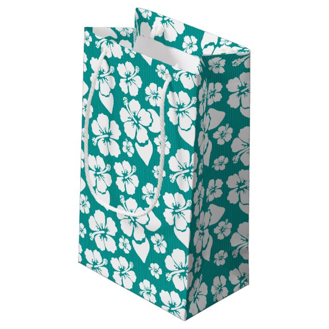 Petit Sac Cadeau Motif de fleur hawaïen de ketmie (Dos Angle)
