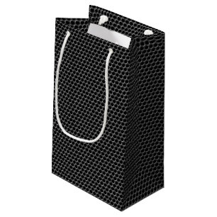 Petit Sac Cadeau Motif de grille en métal - arrière - plan