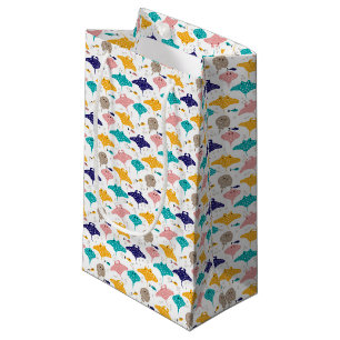 Petit Sac Cadeau Motif de raies mignonnes et raies manta
