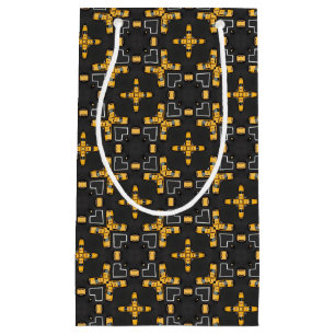 Petit Sac Cadeau Motif de taxi jaune vif