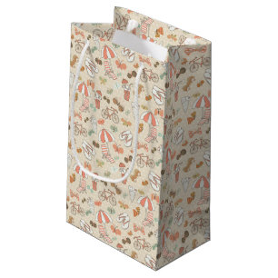 Petit Sac Cadeau Motif de vacances d'été