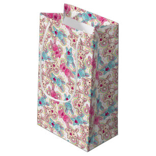 Petit Sac Cadeau Motif d'enfant de Kawaii avec des griffonnages