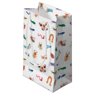 Petit Sac Cadeau Motif d'insectes coloré mignon