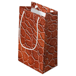 Petit Sac Cadeau Motif en cuir
