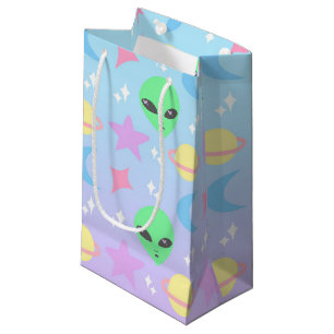 Petit Sac Cadeau Motif étranger en pastel