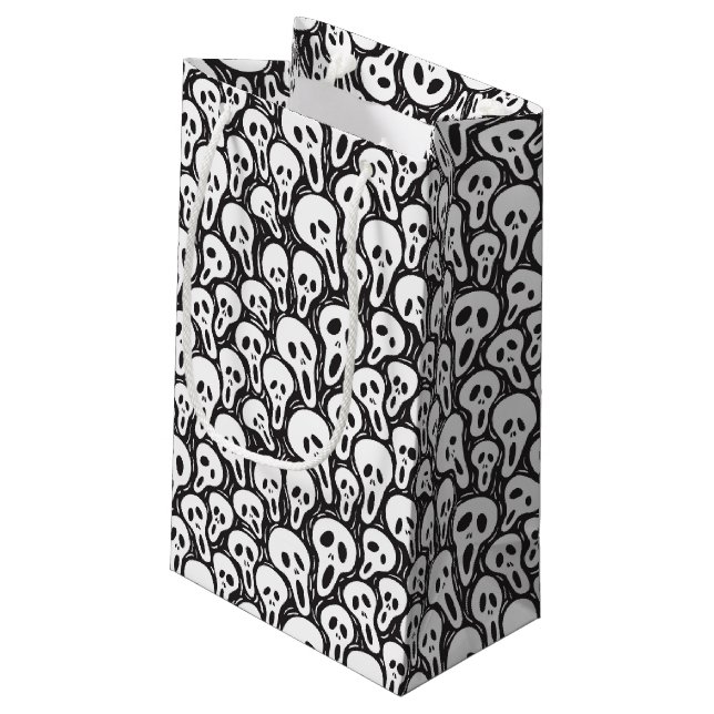Petit Sac Cadeau Motif fantôme éffrayant (Dos Angle)