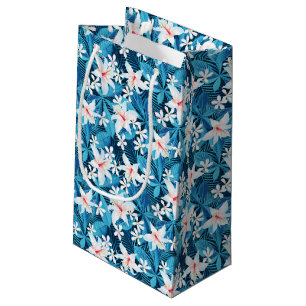 Petit Sac Cadeau Motif floral 2 de ketmie tropicale