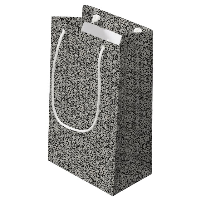 Petit Sac Cadeau Motif floral arabe (Dos Angle)