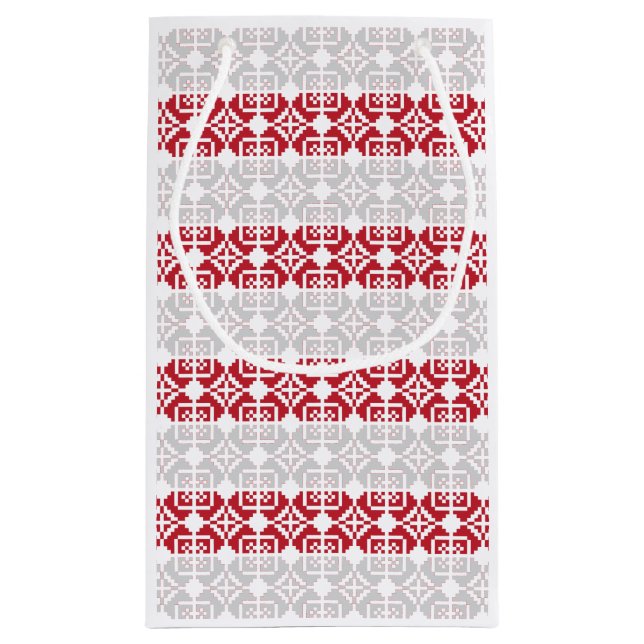 Petit Sac Cadeau Motif géométrique SUN du matin letton II (Dos)