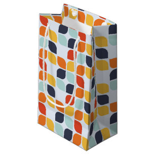 Petit Sac Cadeau Motif géométrique vintage