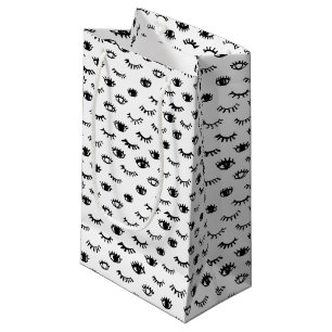 Petit Sac Cadeau Motif mignon de cil de griffonnage