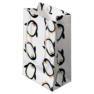 Petit Sac Cadeau Motif mignon de pingouins