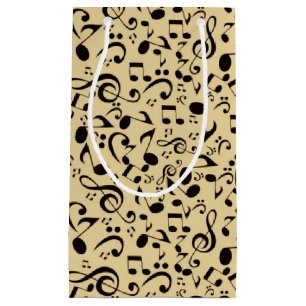 Petit Sac Cadeau Motif musical