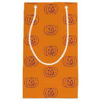 Motif orange d'Halloween Jack-o'-lantern