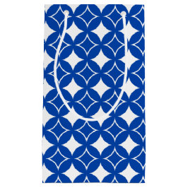 Petit Sac Cadeau Motif shippo bleu et blanc