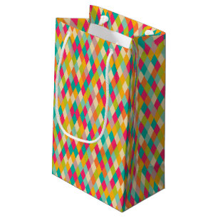 Petit Sac Cadeau Motif vintage de harlequin