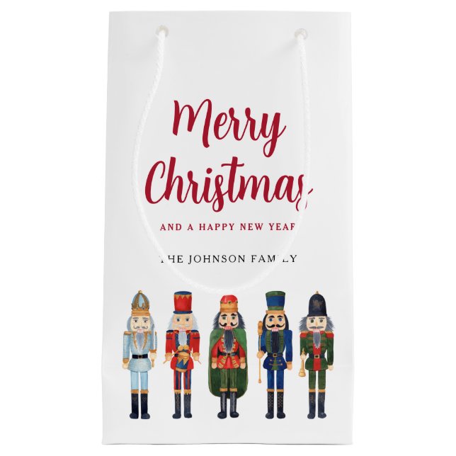 Petit Sac Cadeau Noisette Cute personnalisée Noël (Devant)