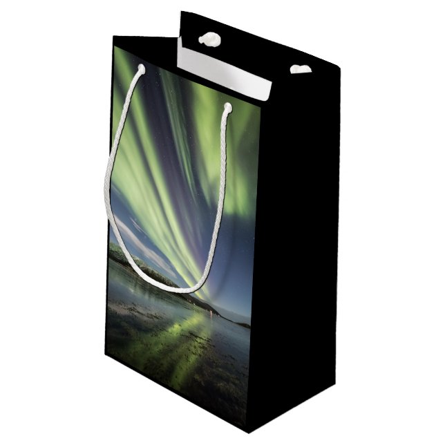 Petit Sac Cadeau Northern Lights Norvège (Dos Angle)