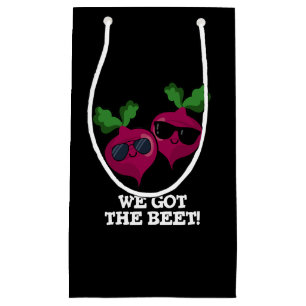 Petit Sac Cadeau Nous Avons La Beet Drôle Veggie Pun Dark BG