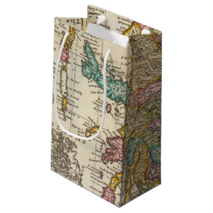 Petit Sac Cadeau Nouvelle et correcte carte de l'Ecosse et des île