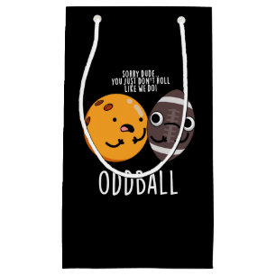 Petit Sac Cadeau Oddball drôle jeu de football BG foncé