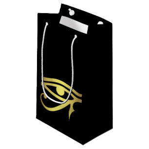 Petit Sac Cadeau Oeil de noir égyptien de symbole de horus