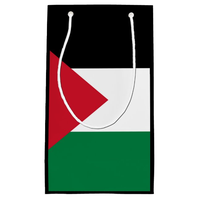 Petit Sac Cadeau officiellement l'État de Palestine drapeau du pays (Devant)