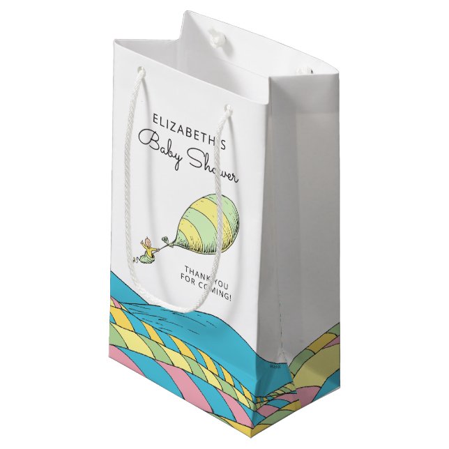 Petit Sac Cadeau Oh, Baby, les endroits où tu iras Baby shower (Devant Angle)
