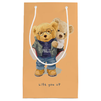 Petit Sac Cadeau Ours en peluche