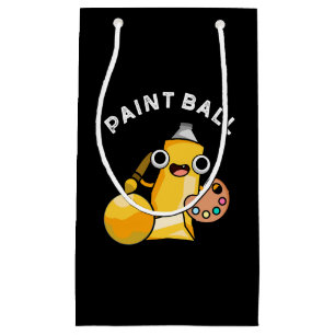 Petit Sac Cadeau Paintball Funny Paint Pun Dark BG