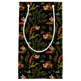 Petit Sac Cadeau Pandas rouges dans la Forêt Noire