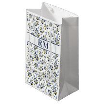 Papier aquarelle monogramme motif olivier campagne
