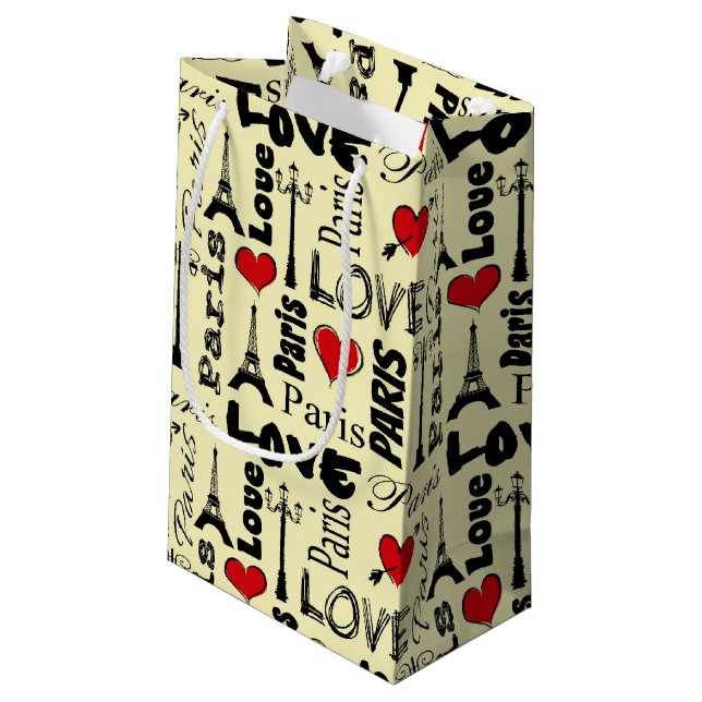 Petit Sac Cadeau Paris (Dos Angle)