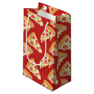 Petit Sac Cadeau Partie de pizza de pepperoni
